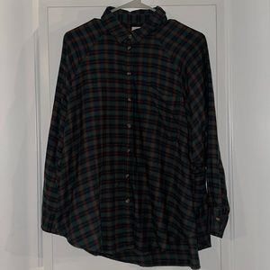 Oversized flannel